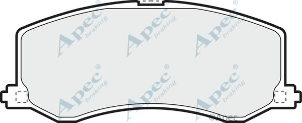 APEC BRAKING Piduriklotsi komplekt,ketaspidur PAD1028